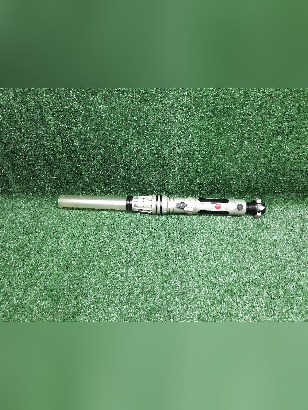 Star Wars Obi Wan Red Light Saber 2007 LFL Hasbro w/Buildable Attachments Works